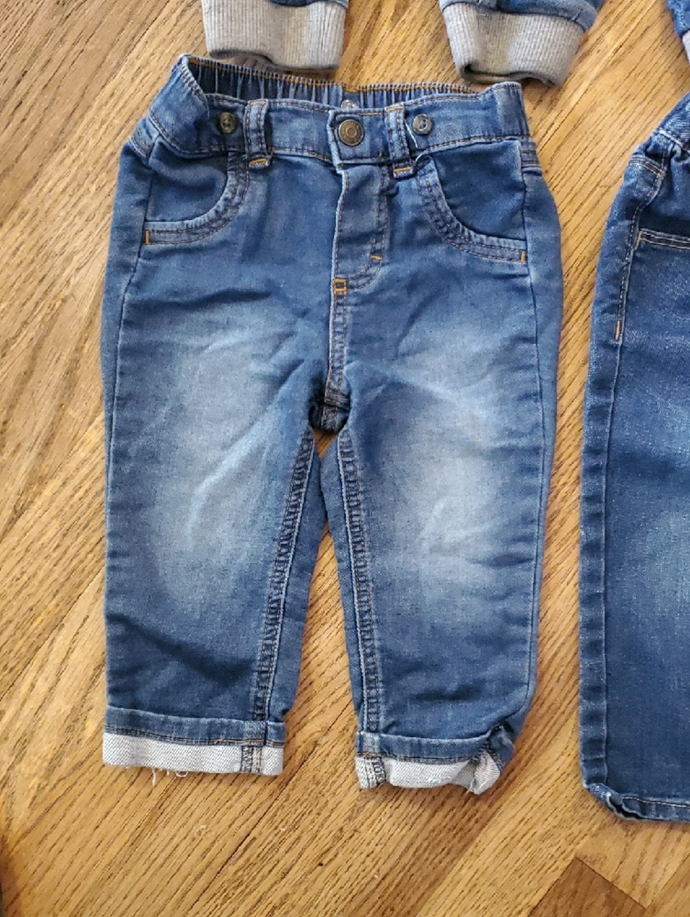 Cat & Jack Boys Blue Denim Jogger & Jeans Set - Picture 2 of 13